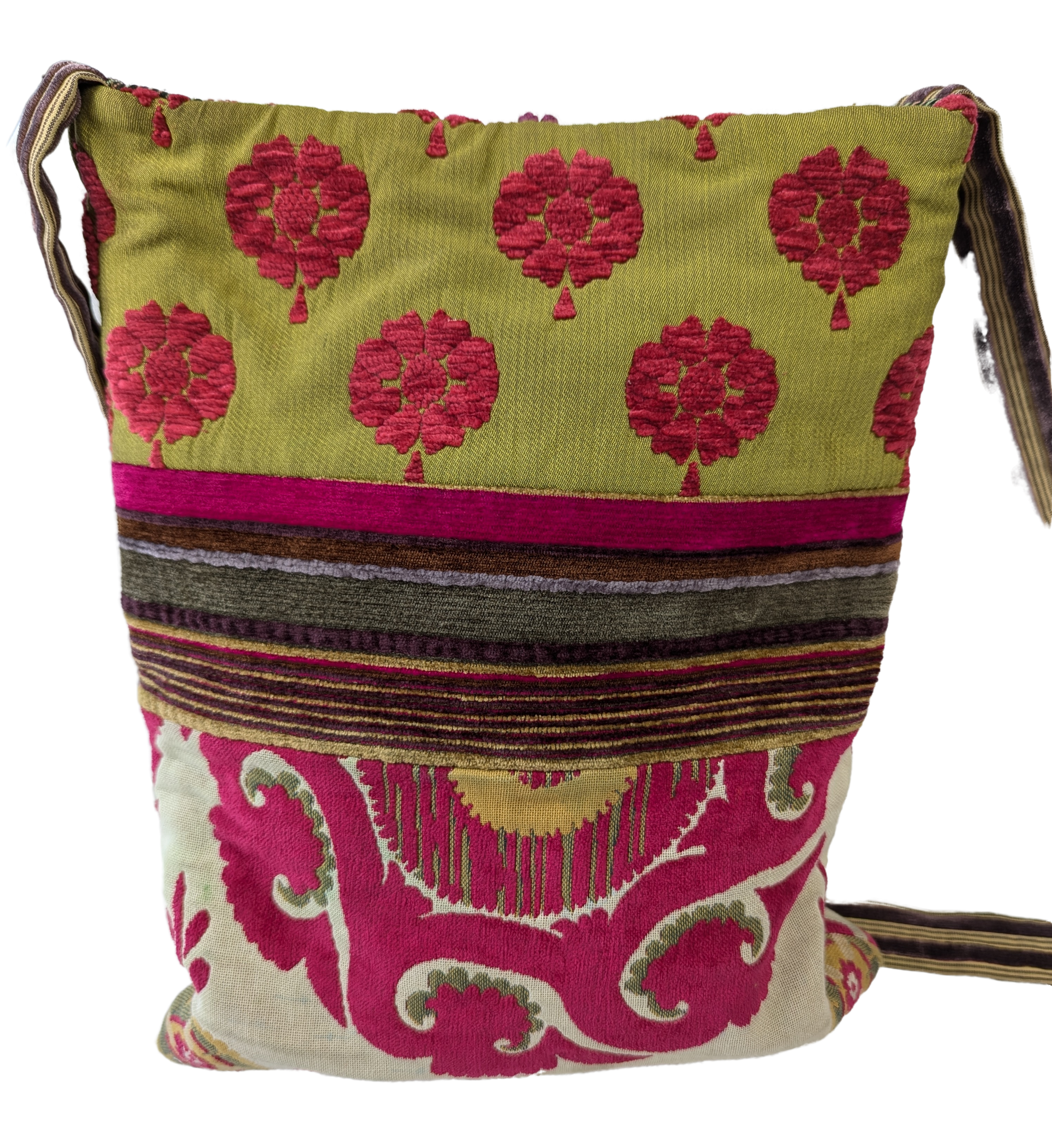 Dorit Collection Patchwork Purse Shoulder Bag Cottage Boho Fairy This Dorit Collection patchwork messenger bag, handmade by Dorit Berger, is the perfect blend of boh