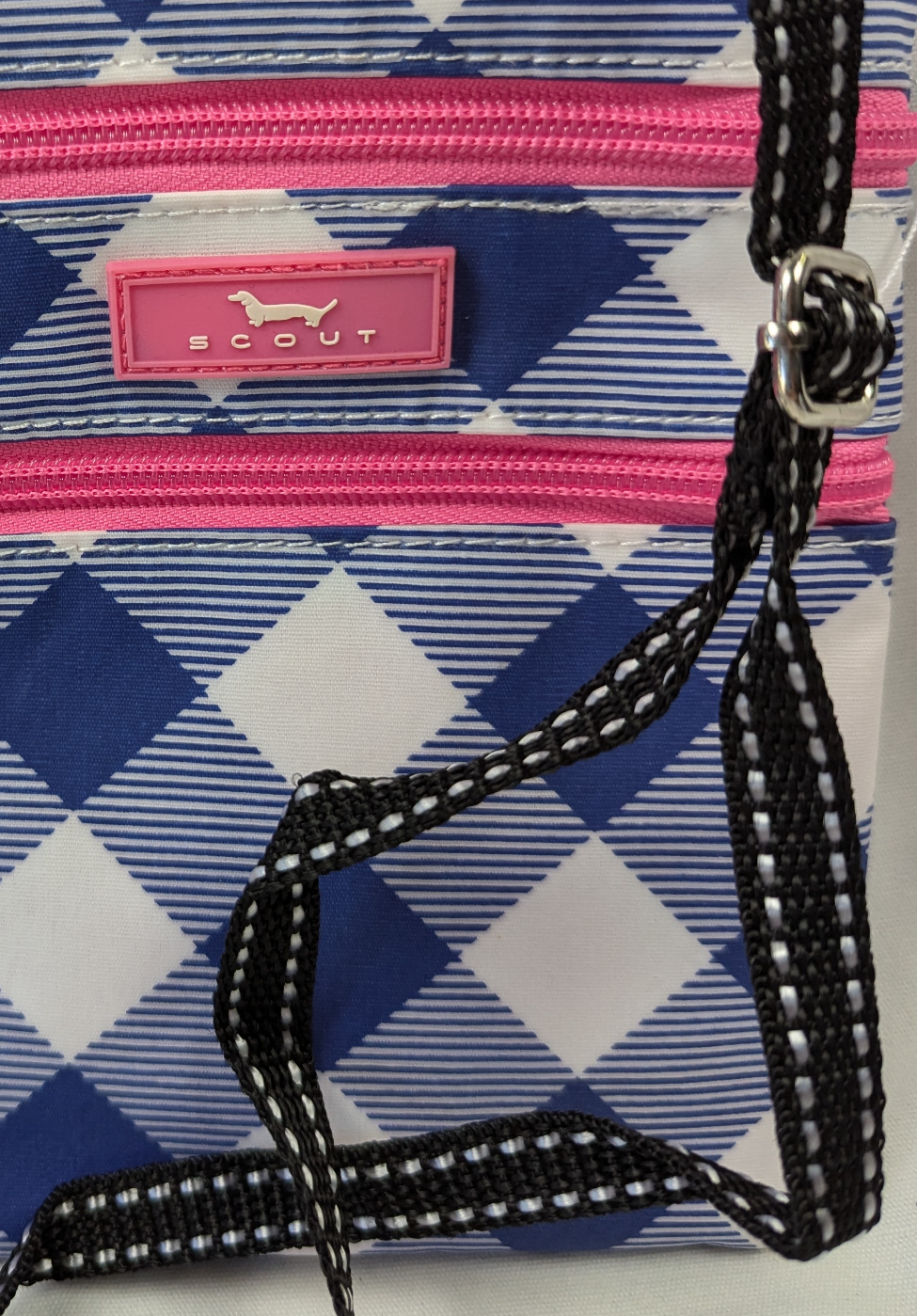 Scout Sally-Go-Lightly Blue & White Crossbody Bag NWT Introducing the perfect companion for your busy lifestyle - Scout Sally Go Lightly Crossbody Bag! With an excell