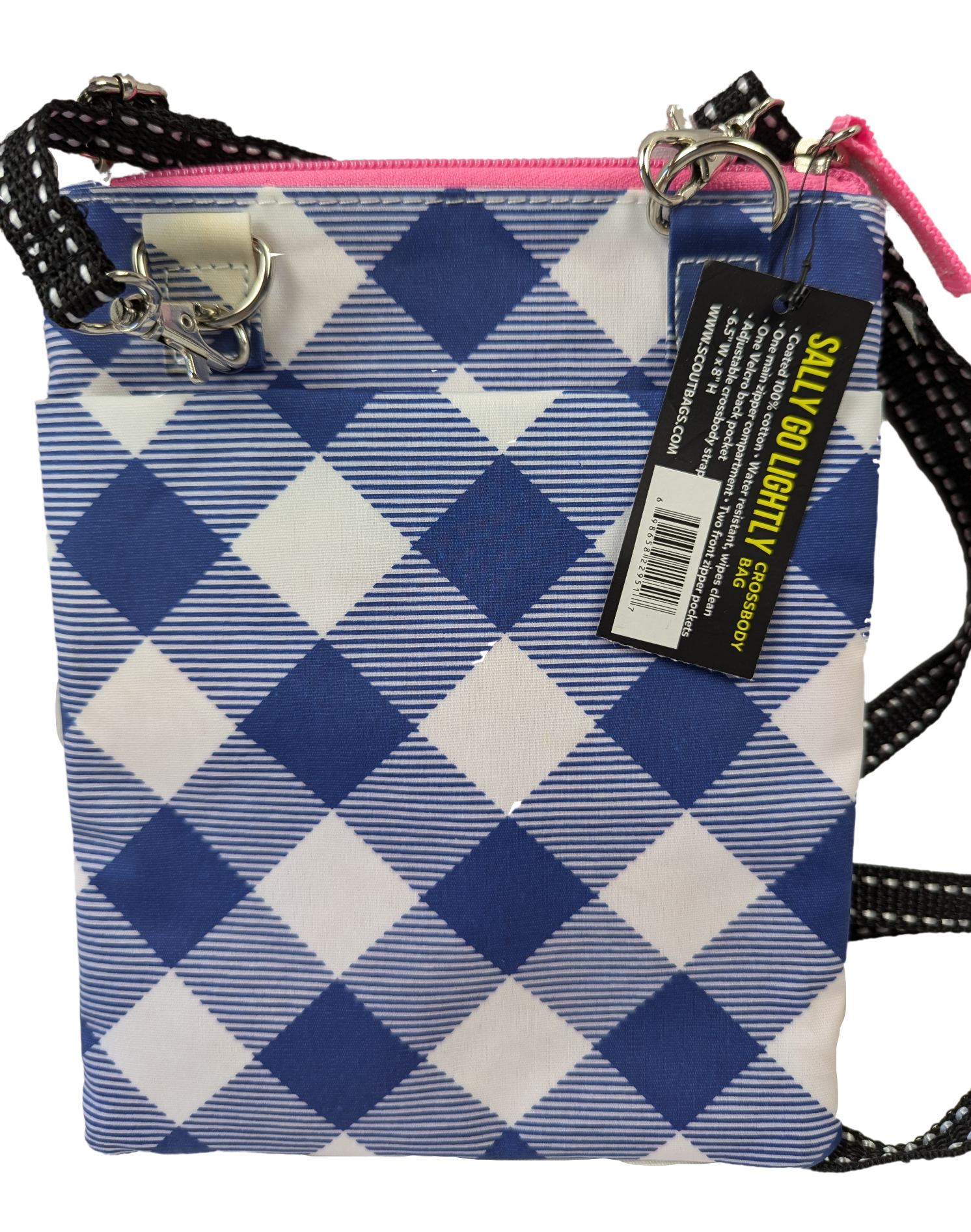 Scout Sally-Go-Lightly Blue & White Crossbody Bag NWT Introducing the perfect companion for your busy lifestyle - Scout Sally Go Lightly Crossbody Bag! With an excell