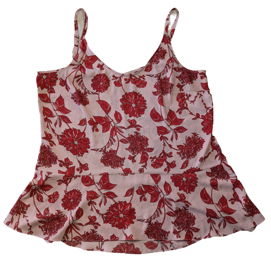 CAbi Adore Cami Tank Top with Adjustable Straps Size Large