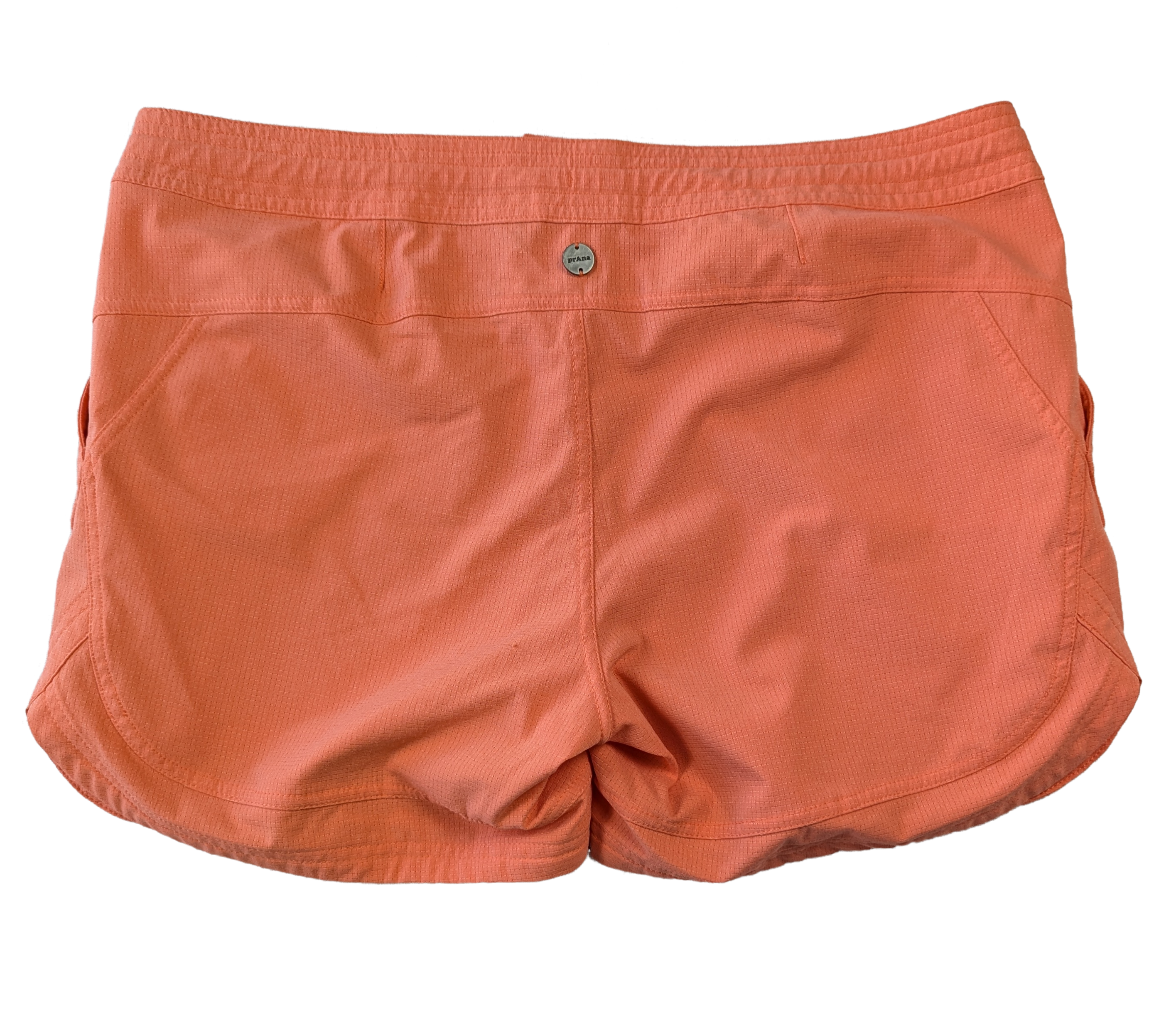 prAna Ebelie Orange Board Shorts Size Large From the beach to the boardwalk, you'll stay comfortable in prAna's Ebelie boardshorts thanks to their fast-drying, breat