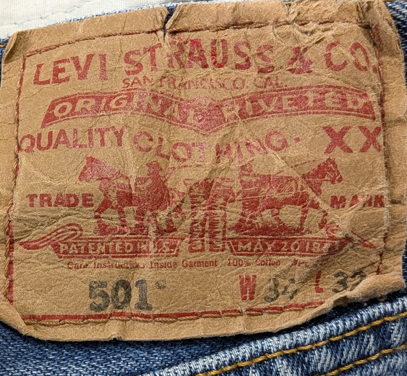 Levi's 501 Cut-off Shorts Waist size 34