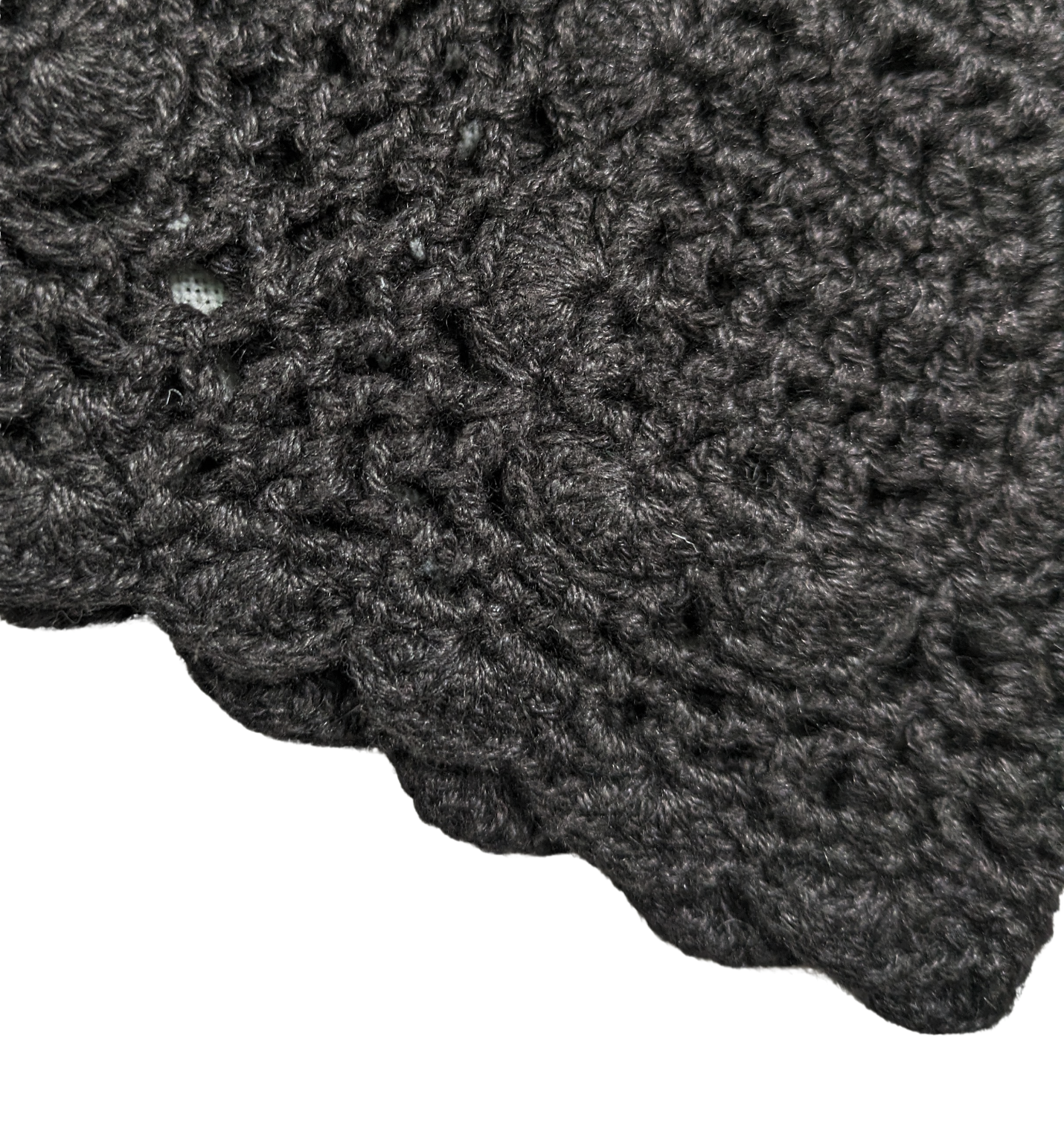 Vintage Newport News Black Crochet Cardigan Sweater 3/4 Sleeve Size 1XLook effortlessly stylish with this Vintage Newport News Black Crochet Cardigan Sweater.  