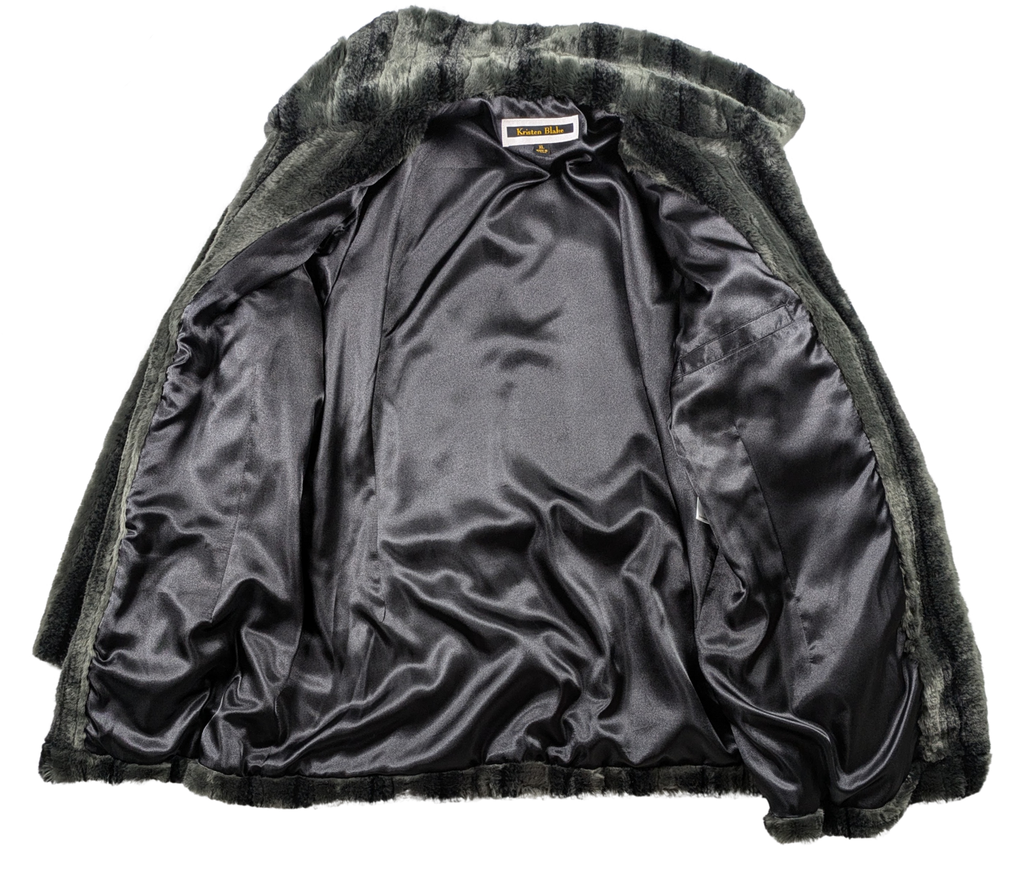 Kristen Blake Faux Fur Jacket with Zip closure Size XL