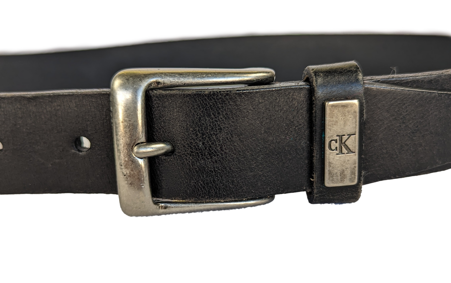 Calvin Klein Perfect Black Leather Belt with nice silver metal buckle,Length - 30" - 34"beltCalvin Klein Black Leather Belt - EUCCalvin Klein Black Leather Belt - EUC