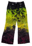 H & M Tie-Dyed Wide Leg Linen Pants Size 6 Linen pants that stand out and are so cool!  These wide-leg pants are on trend and will be your faves! H & M Tie-Dyed Wide