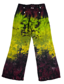 H & M Tie-Dyed Wide Leg Linen Pants Size 6 Linen pants that stand out and are so cool!  These wide-leg pants are on trend and will be your faves! H & M Tie-Dyed Wide