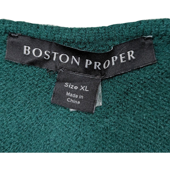 Boston Proper Sweater Tank with Rhinestone embellishments Size XL