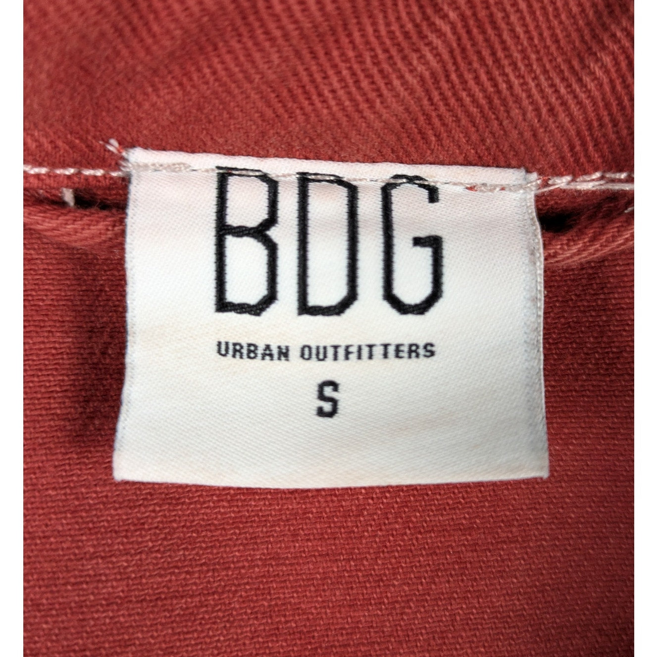 Urban Outfitters BDG Rust Contrast Stitch Workwear Jacket Size Small