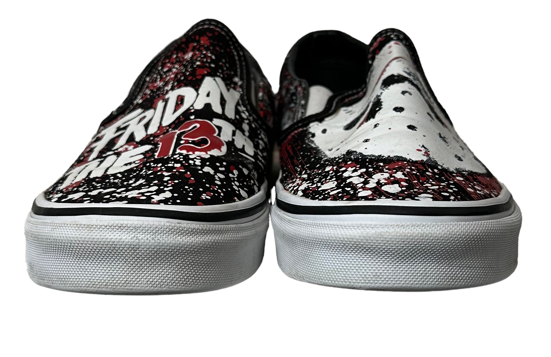 Vans Friday the 13th Slip-On Jason Voorhees Limited Edition Glow in the Dark size 9