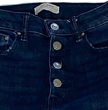 Zara Woman Premium Denim Collection High Rise Jeans Size 2