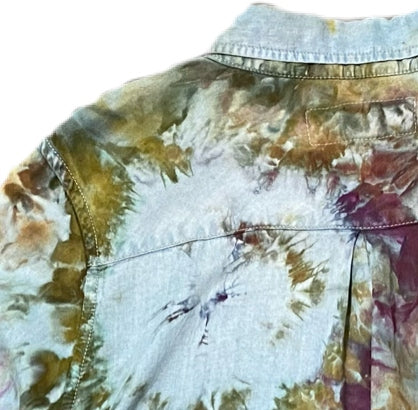 REFRESHED- Young Hearts Run Free Hand Dyed Shirt Size Small
