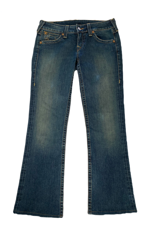 True Religion Brand Low Rise Flap Pocket Jeans Size 31