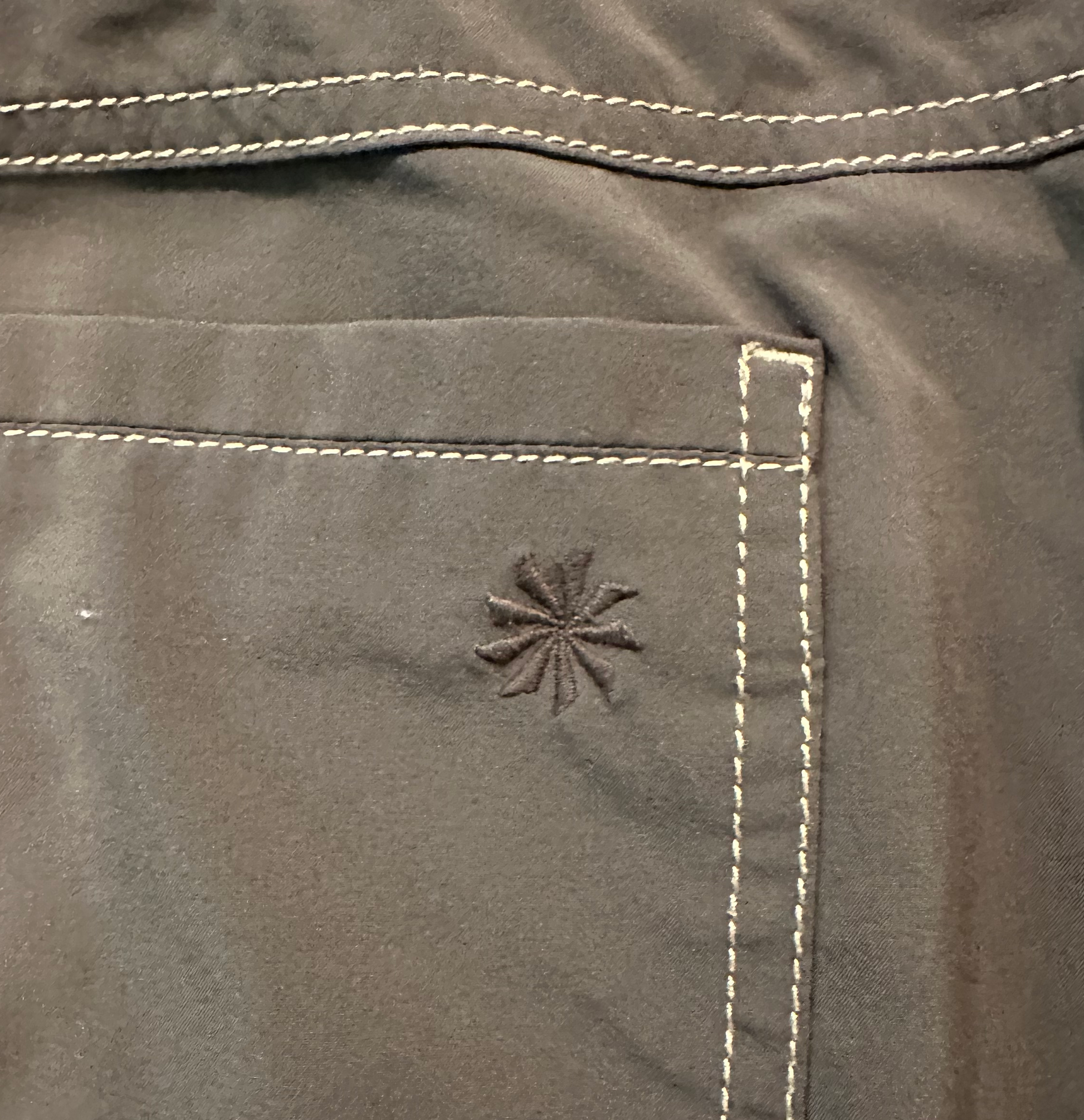 Athleta Gray Dipper Capris Cropped Pants Cargo #841284 Size 8 Get ready to conquer the day in these light weight gray Dipper Capris from Athleta! With multi pockets,