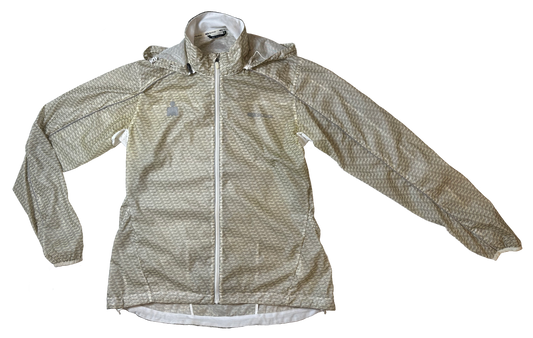 Sugoi Ironman Reflective Tan Cycling Jacket with Hood Large