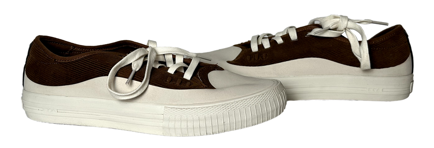 Globe Gillette Ginger Brown Corduroy Skate Shoe Size 10