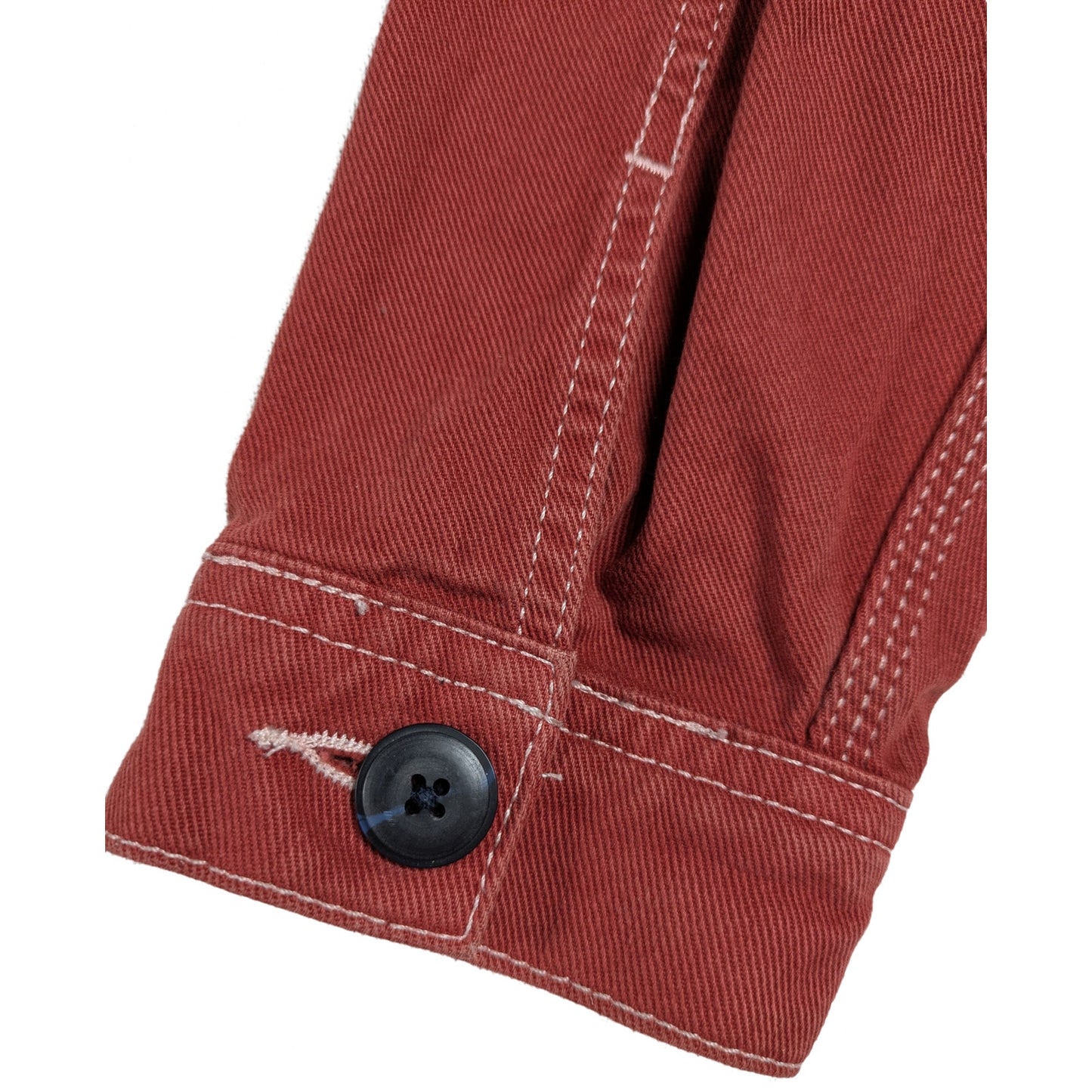 Urban Outfitters BDG Rust Contrast Stitch Workwear Jacket Size Small