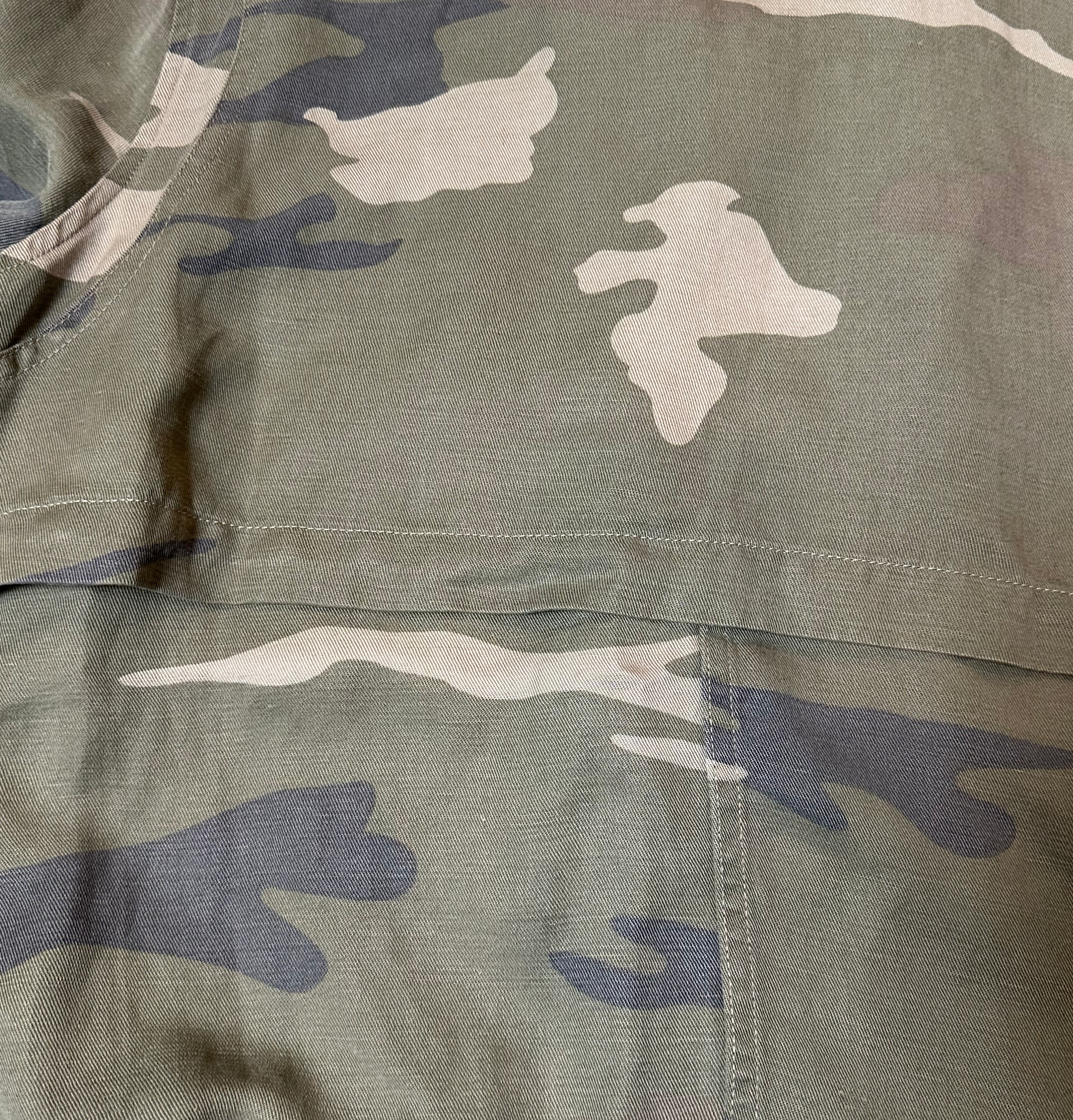 Rails Maverick Sage Camo Military/Bomber Style Jacket women's size S