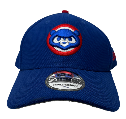 Chicago Cubs Bear Face S/M Flex Genuine Merch New Era Ball Cap