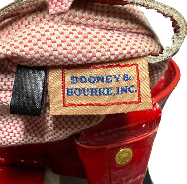 Dooney & Bourke Red Patent Leather Satchel Bag – Second Serve