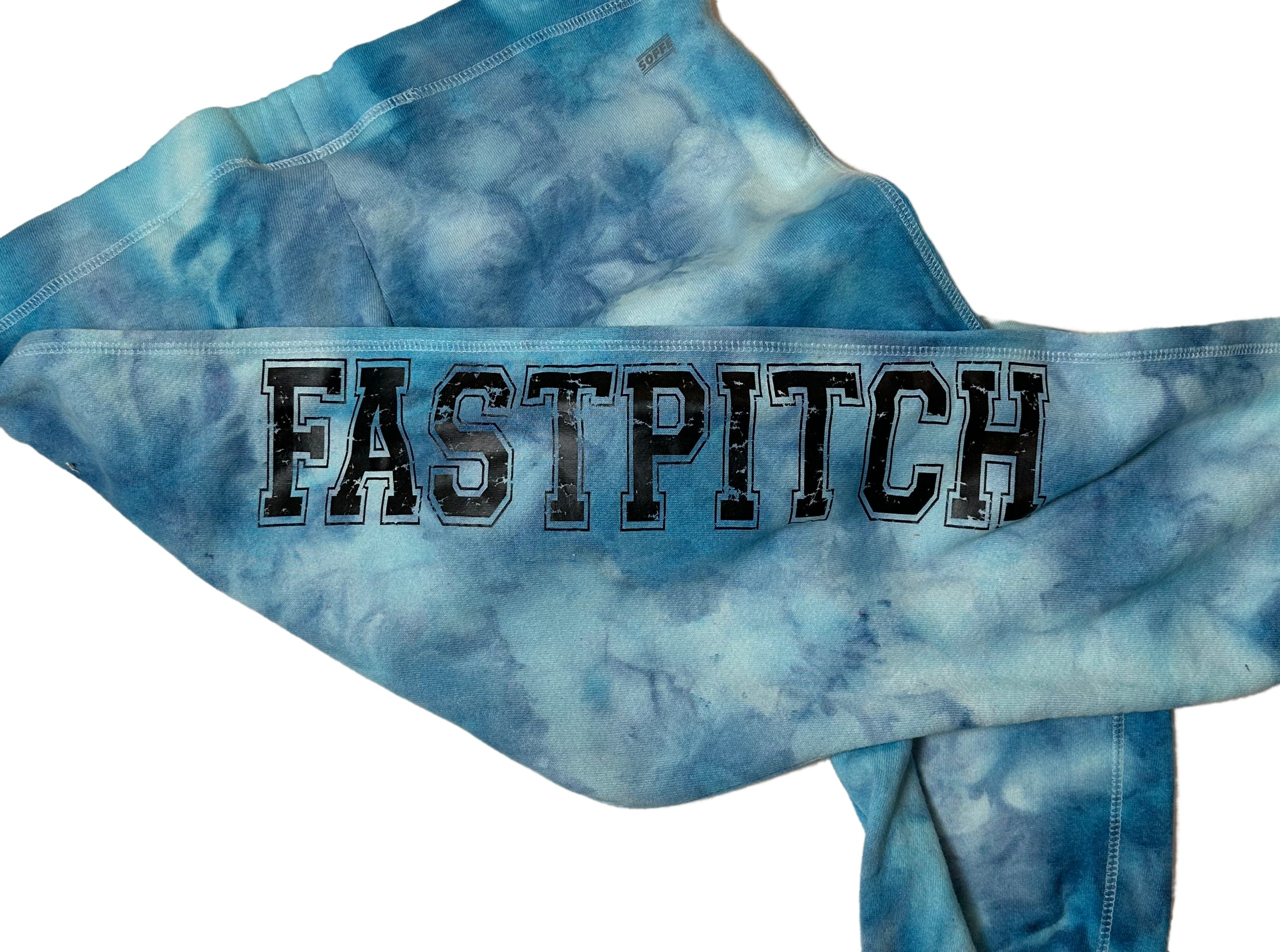 Soffe Hand Dyed Fastpitch Cropped Sweat Pants size XLG Unleash your inner fashionista with our Soffe Hand Dyed Fastpitch Cropped Sweat Pants. These one-of-a-kind swe