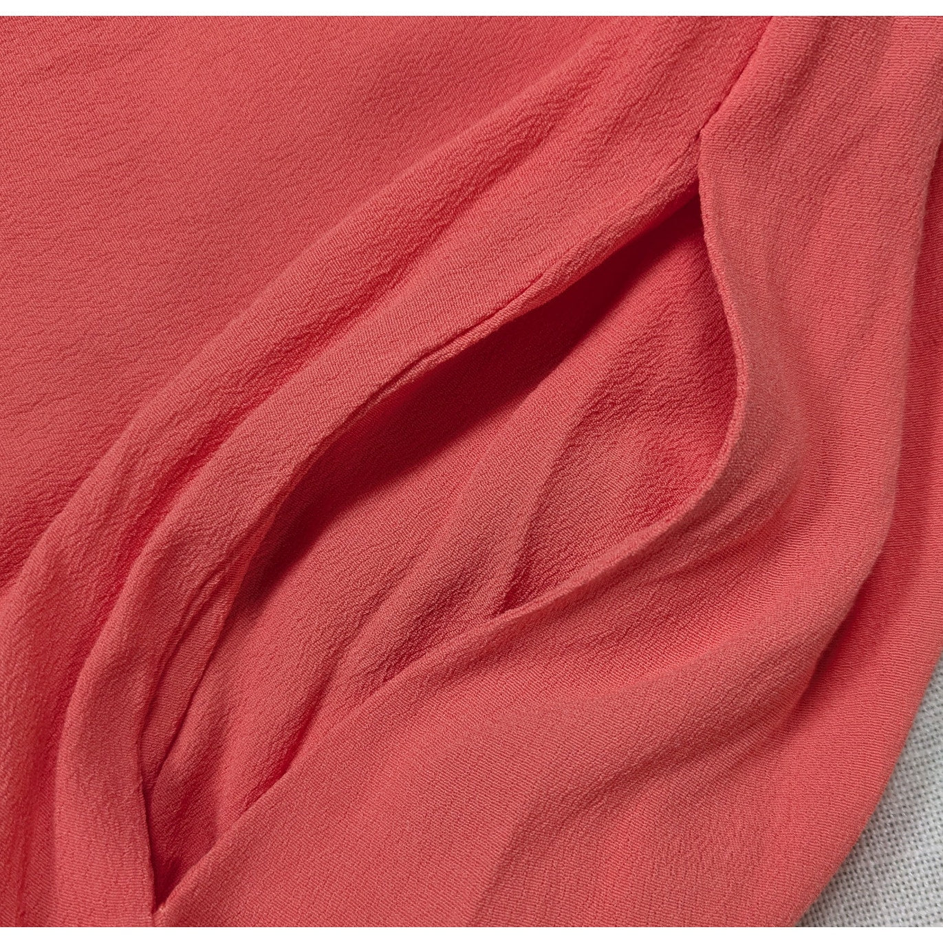 Lovestitch Rain or Shine Coral Spaghetti Strap Sundress Size Large