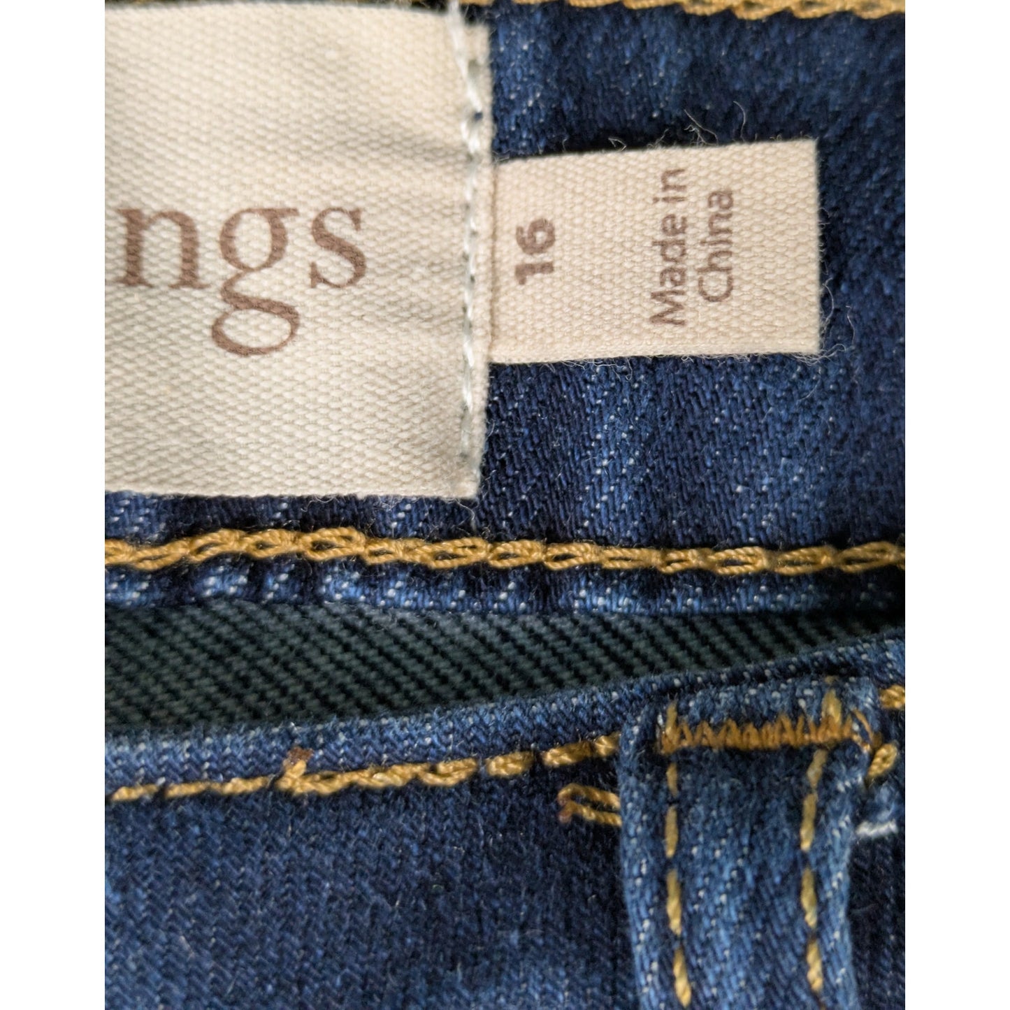 Soft Surroundings Fly Front Flare Ultimate Denim Size 16 NWT