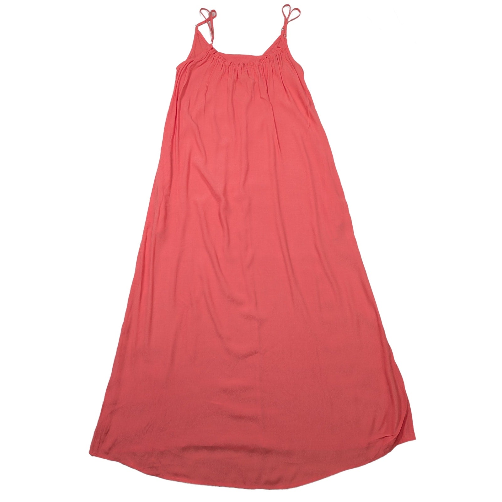 Lovestitch Rain or Shine Coral Spaghetti Strap Sundress Size Large