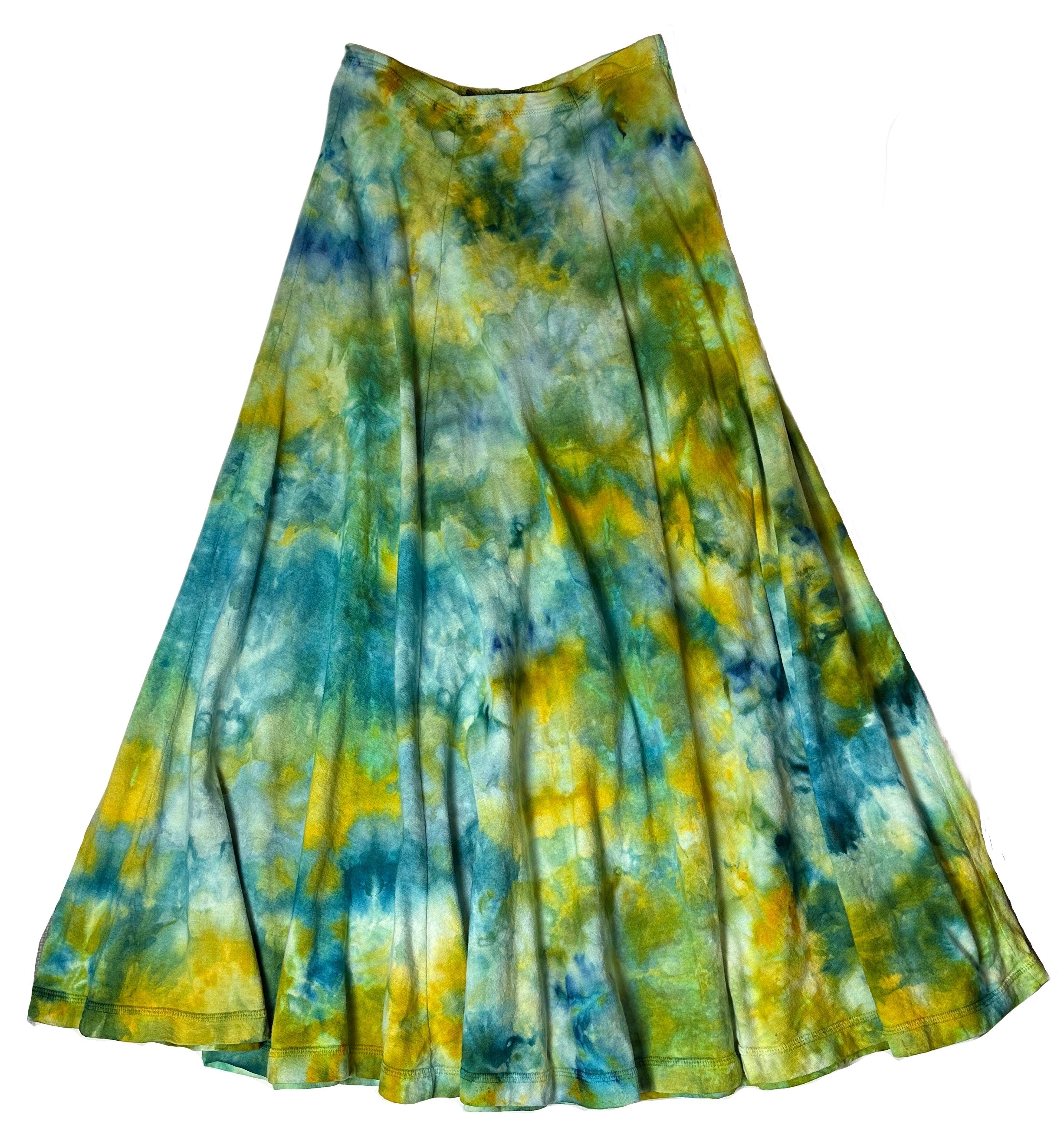 REFRESHED - Lou Nardi Vintage Hand Dyed Multi Color Cotton Skirt Size Lou Nardi Vintage Hand Dyed Multi Color Cotton Skirt Size Small
Adding a splash of color to your wardrobe, this Lou Nardi vintage hand dyed skirt is a unique must-ha