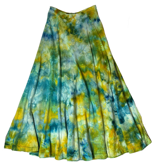 REFRESHED - Lou Nardi Vintage Hand Dyed Multi Color Cotton Skirt Size Lou Nardi Vintage Hand Dyed Multi Color Cotton Skirt Size Small
Adding a splash of color to your wardrobe, this Lou Nardi vintage hand dyed skirt is a unique must-ha