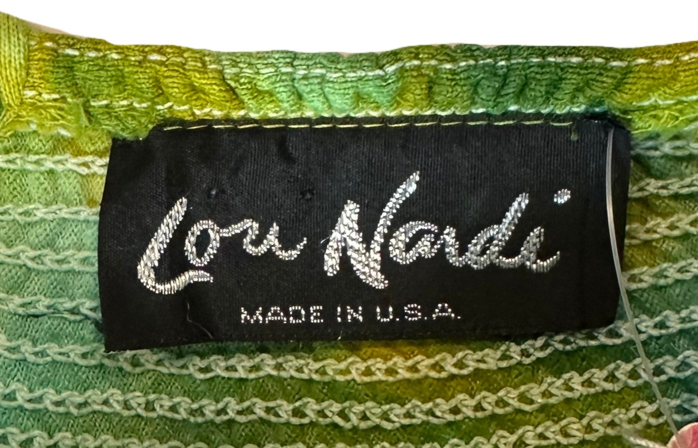 REFRESHED - Lou Nardi Vintage Hand Dyed Multi Color Cotton Skirt Size Lou Nardi Vintage Hand Dyed Multi Color Cotton Skirt Size Small
Adding a splash of color to your wardrobe, this Lou Nardi vintage hand dyed skirt is a unique must-ha