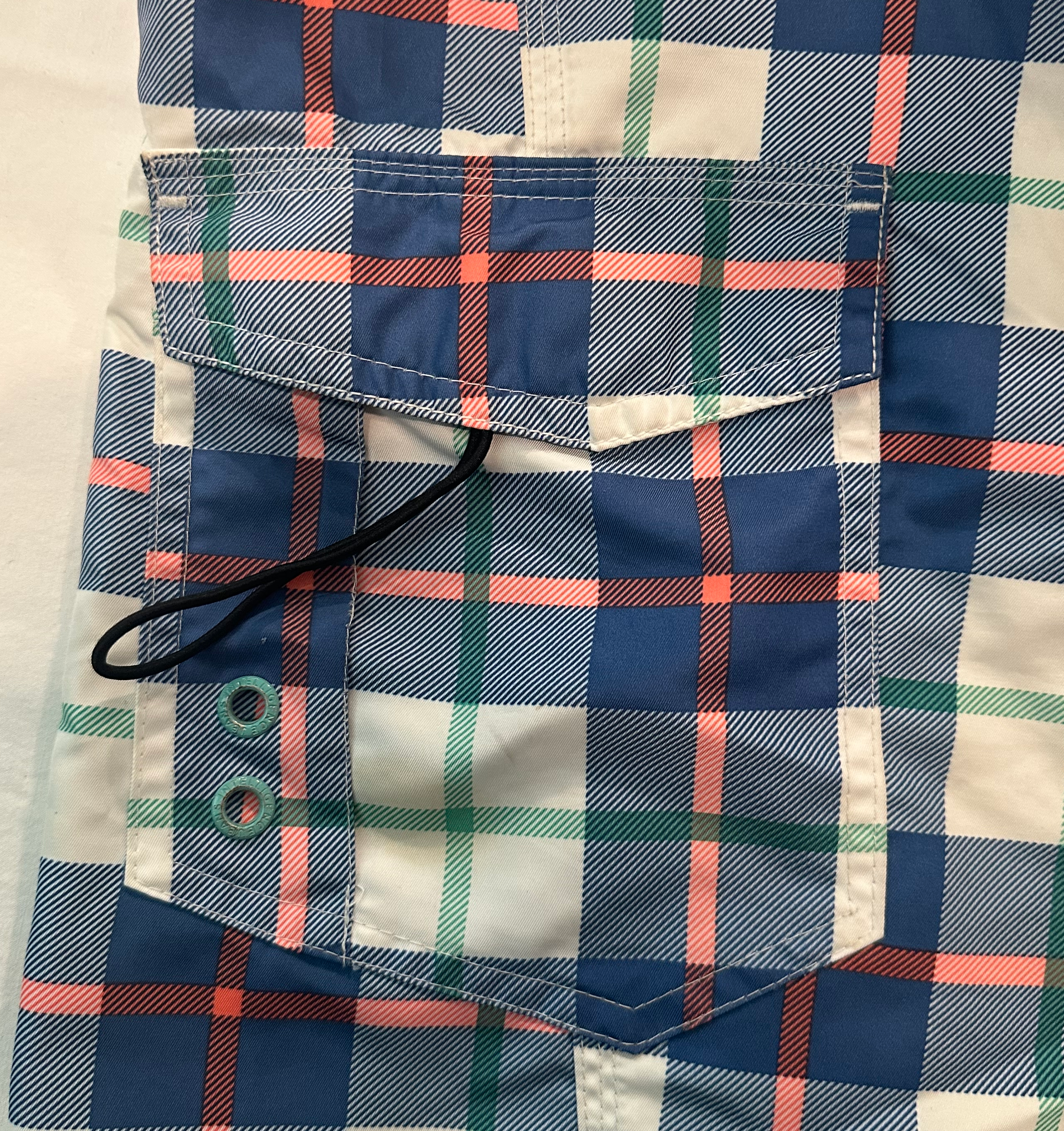 Jack & Jones Men's Plaid Swim Shorts size Medium