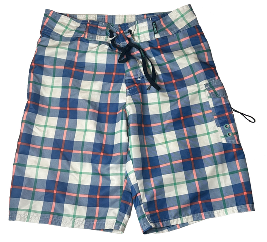 Jack & Jones Men's Plaid Swim Shorts size Medium