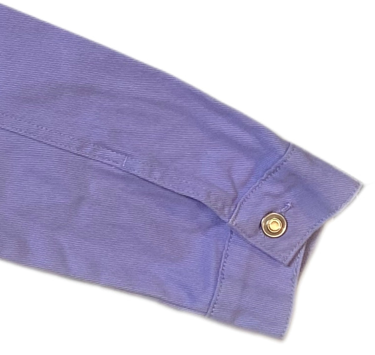 Forever 21 Lavender Crop Denim JacketLove this jacket! It's the ideal color to wear in any time of the year!Pair this with a plaid shirt, jeans and boots, or a sundress and espadrilles. 
