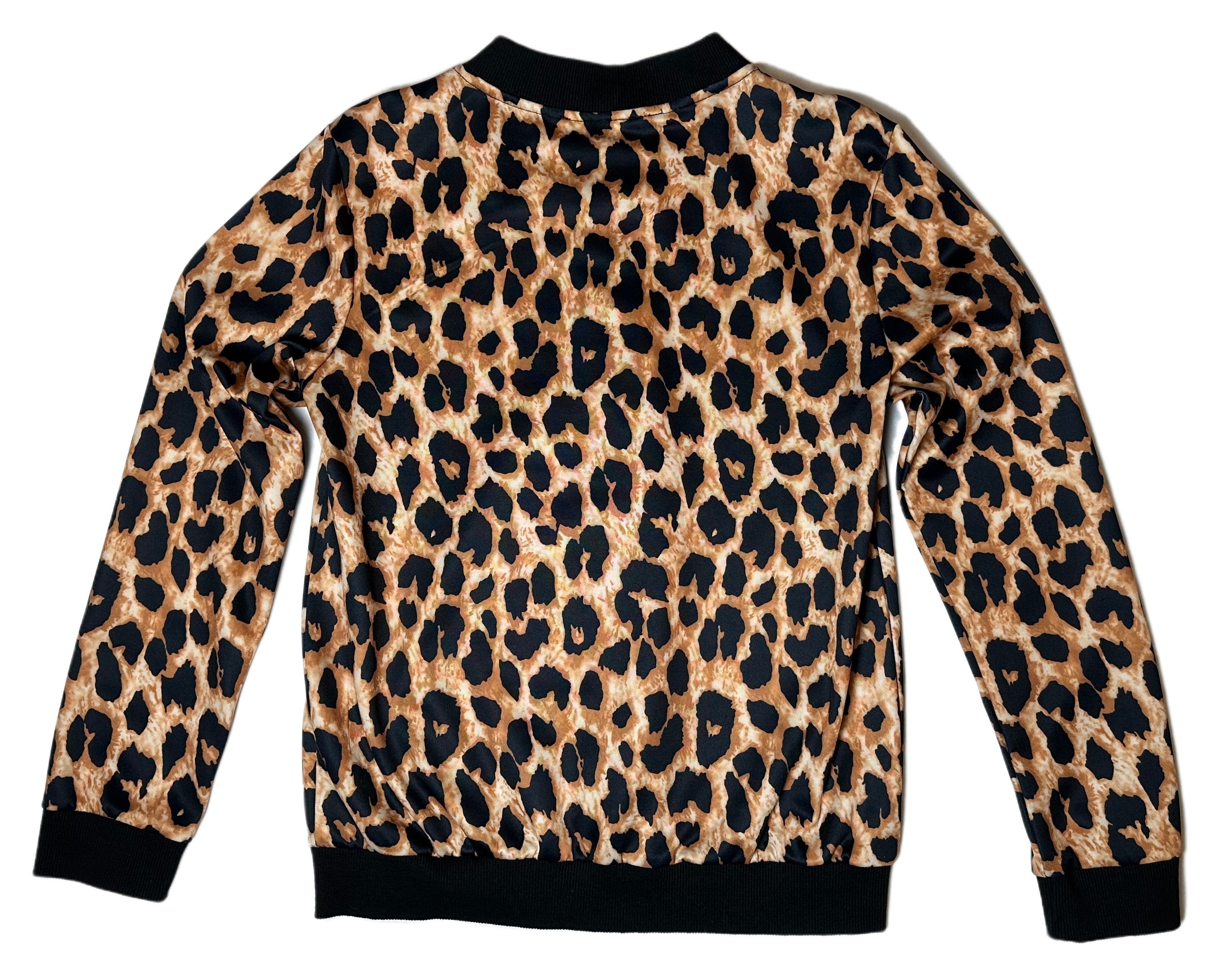 EcowishStay stylish and warm in this Ecowish leopard print bomber jacket. Made with a lightweight fabric, this jacket features a trendy leopard print pattern and a zip-fronJacketEcowish Leopard Print Bomber JacketEcowish Leopard Print Bomber Jacket