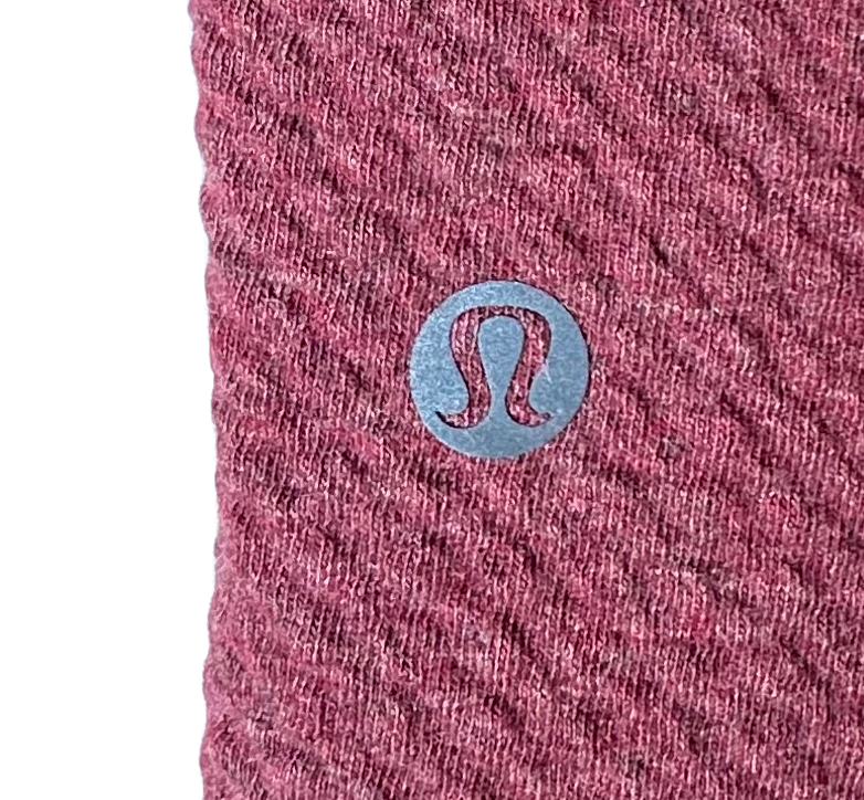 Lululemon RARE At Ease Textured Double Knit Cotton Joggers Men Large Maroon XL
