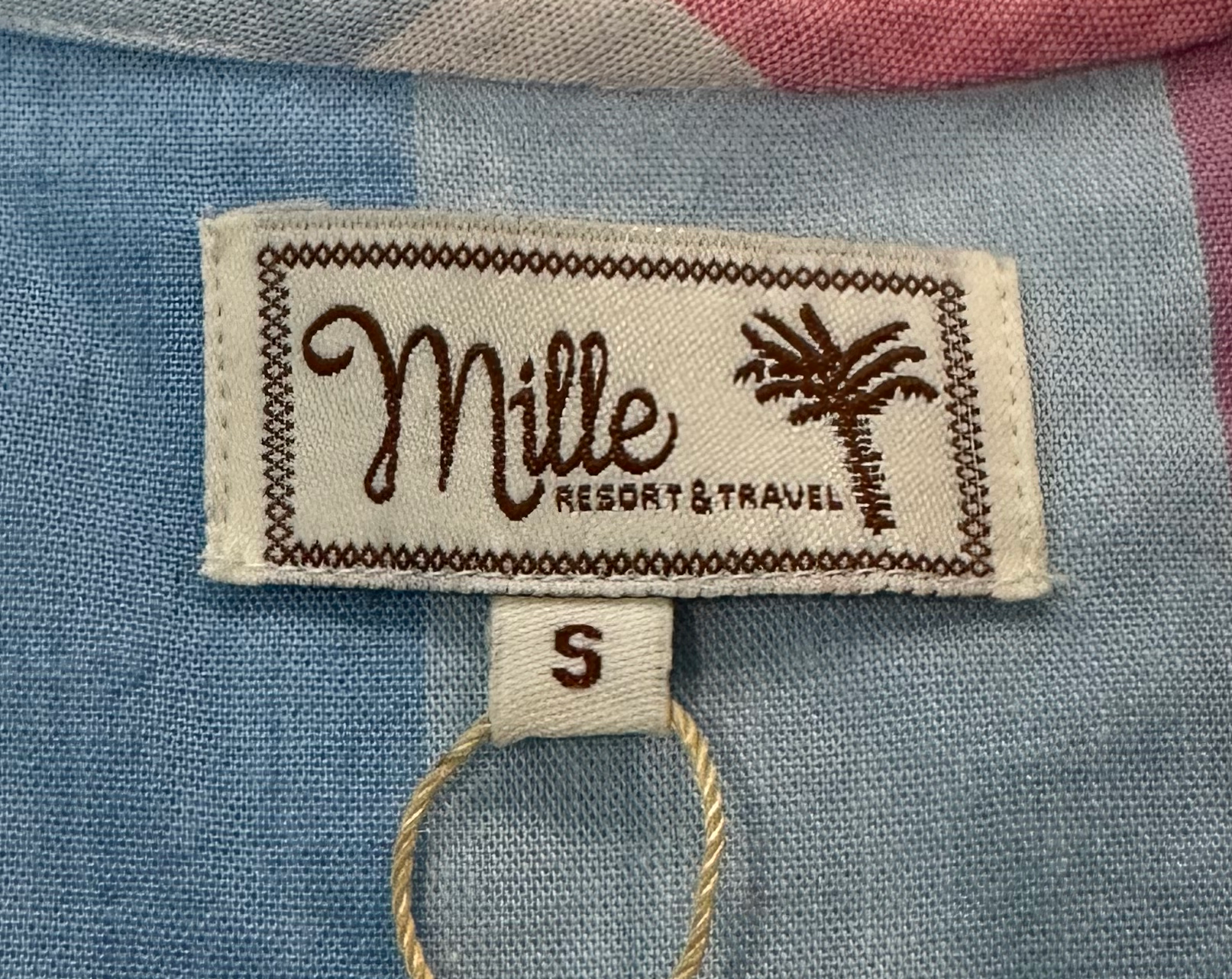 Mille 3/4 Sleeve Charlie Top in Pastel Plaid - NWT size S