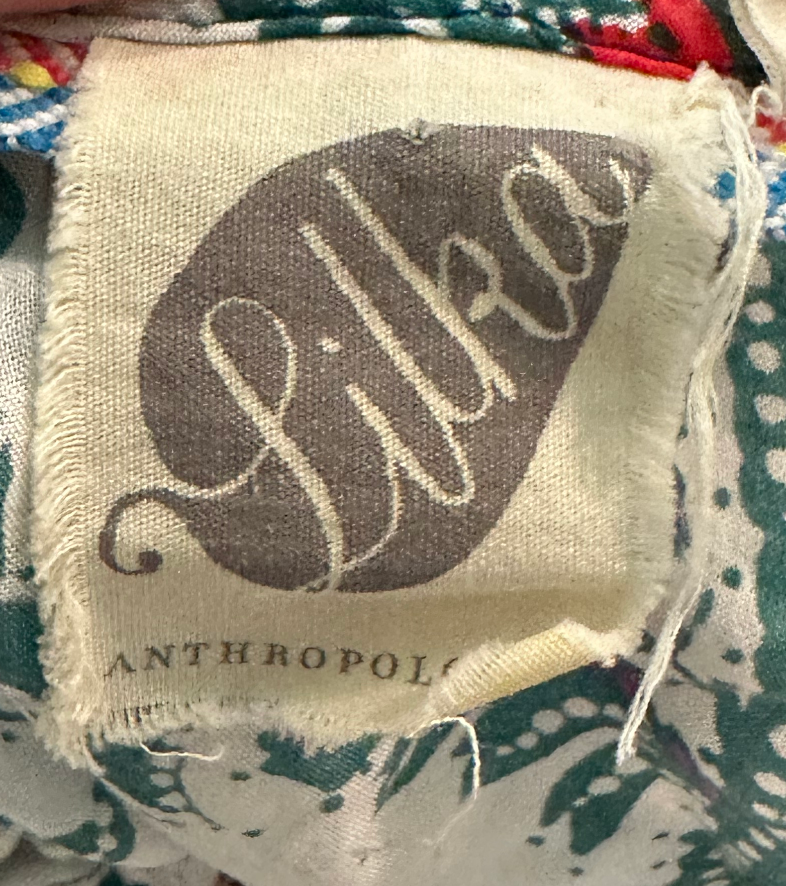 Lilka Anthropologie Patchwork Trapeze Flowy Short Boho Dress