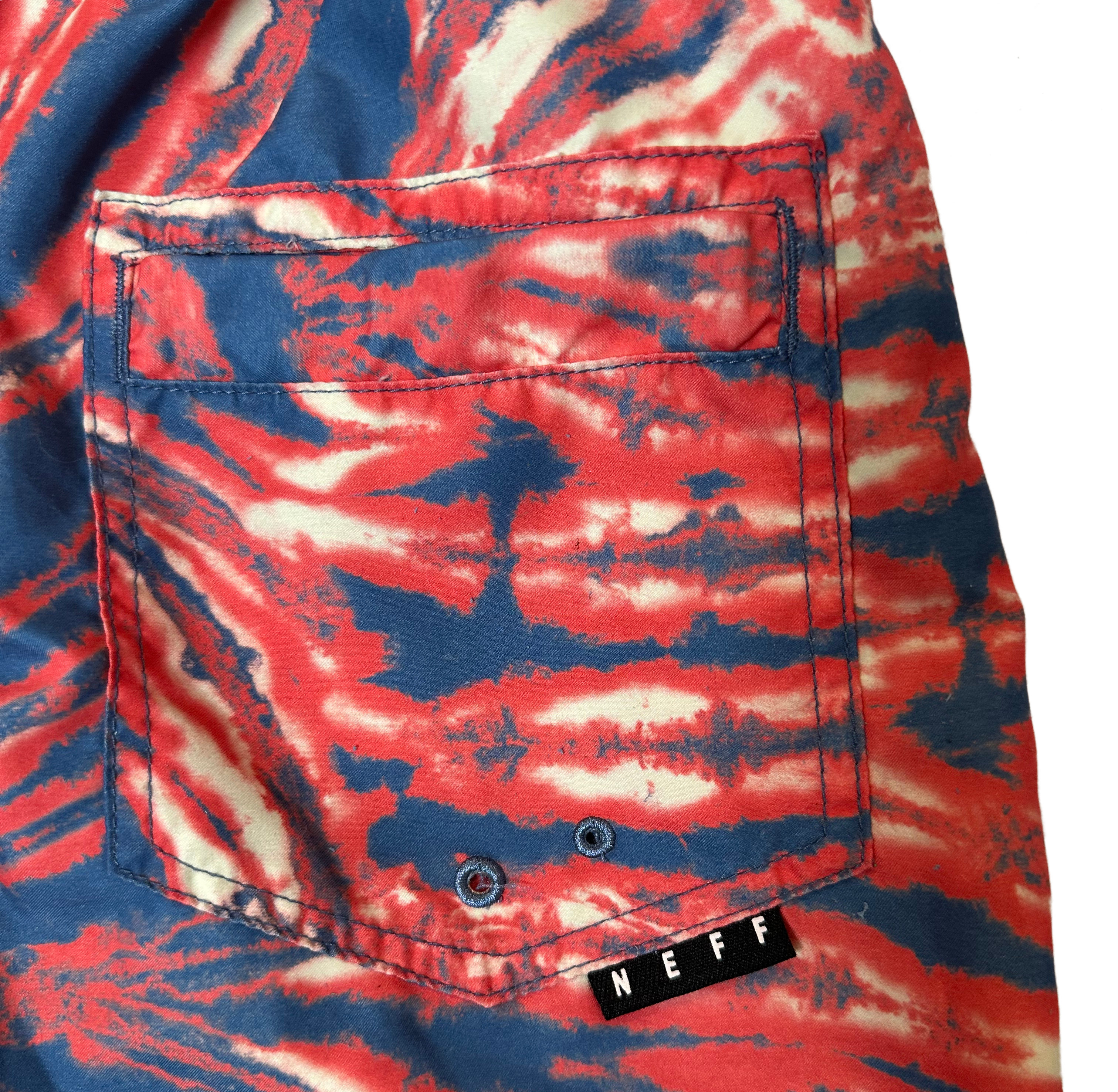 Neff Tie Dye Men's Swim Board Shorts Size M