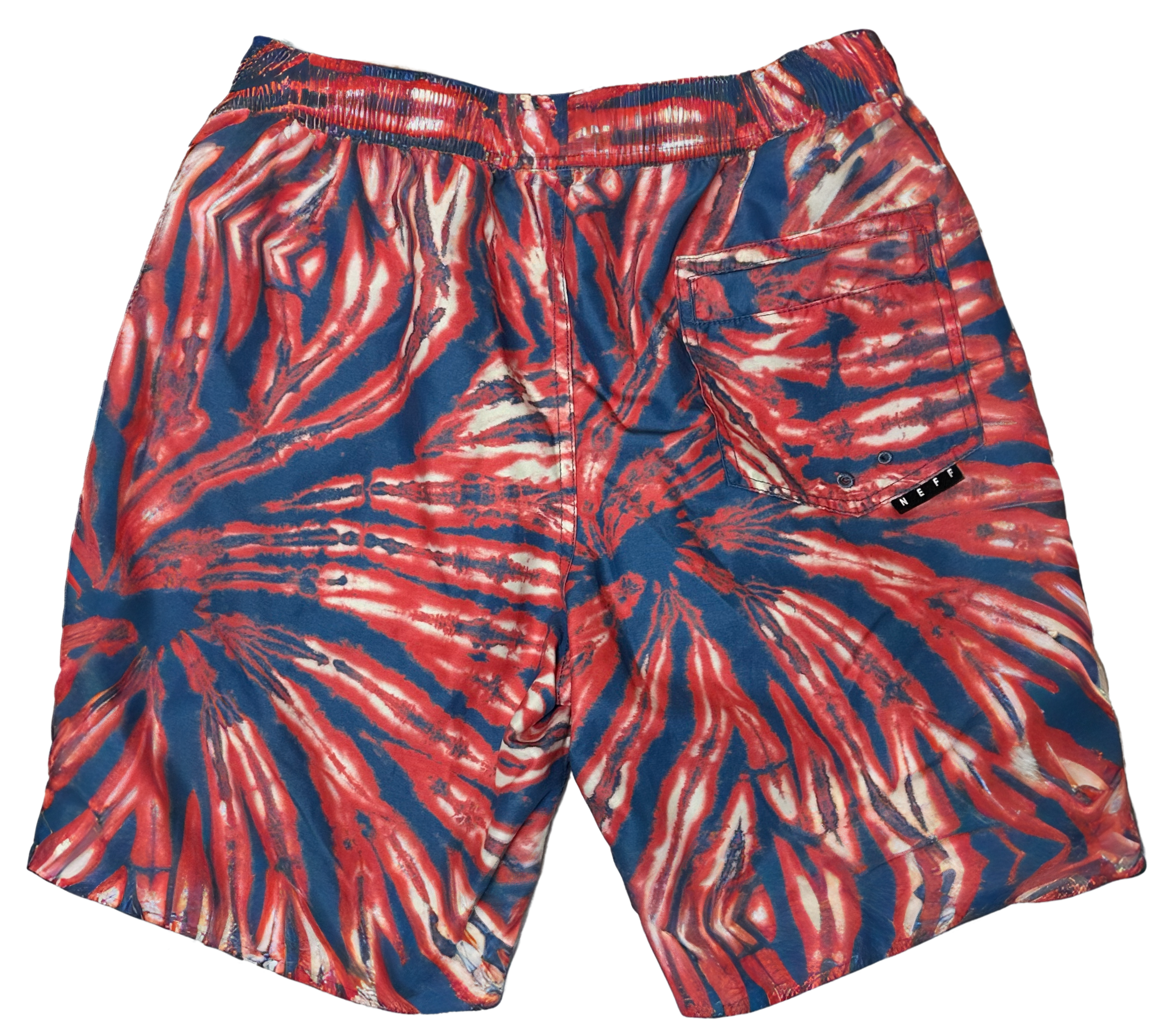 Neff Tie Dye Men's Swim Board Shorts Size M