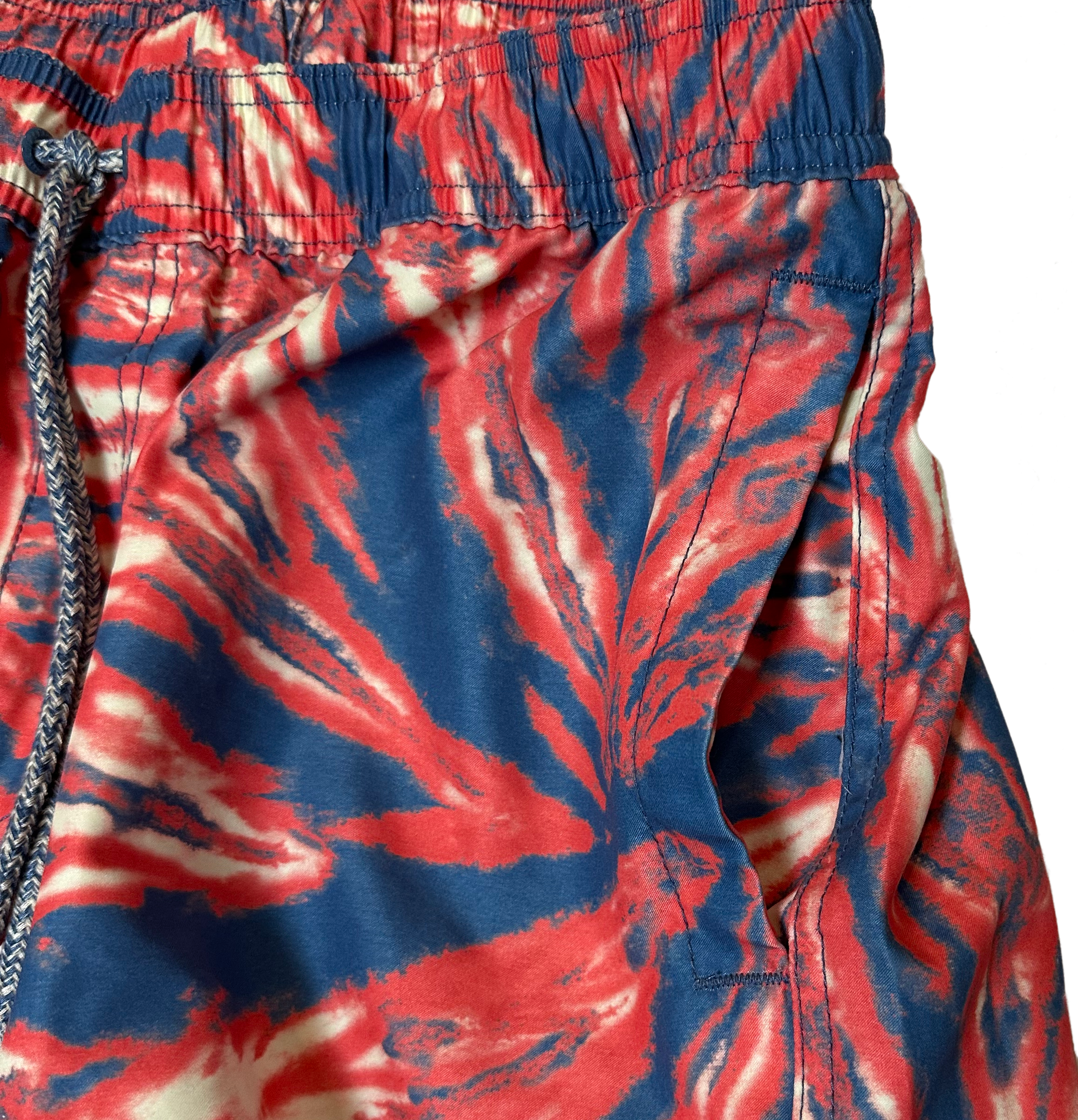 Neff Tie Dye Men's Swim Board Shorts Size M