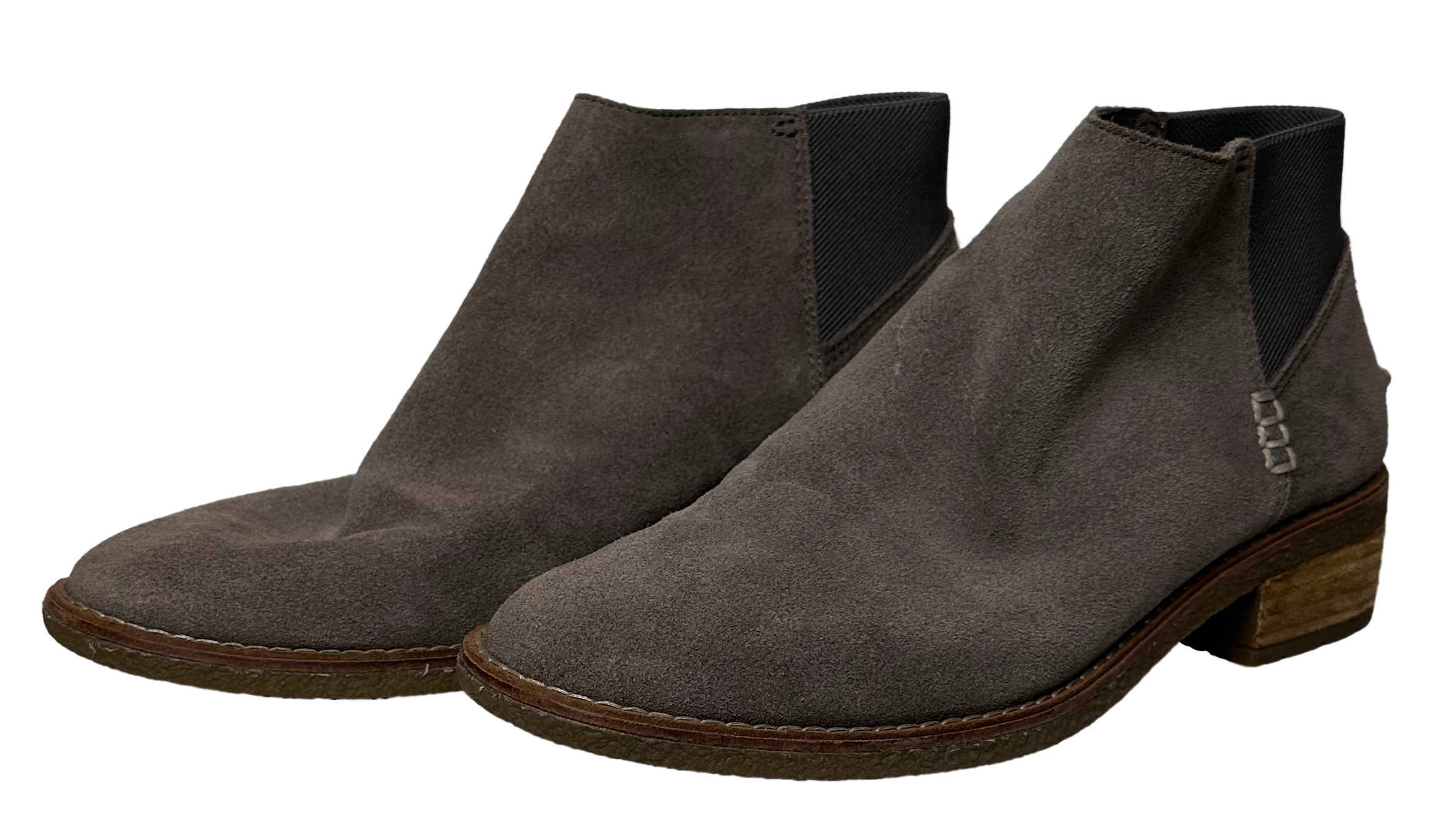 Sperry Women's Grey Maya Lani Suede Chelsea Ankle Boots - 0
