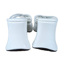 Jeffrey CampbellSuper cute for summer! Jeffrey Campbell White strappy sandals. New without box! Wrapped leather platform. Brand new condition.Jeffrey Campbell White Platform SandalsJeffrey Campbell White Platform Sandals