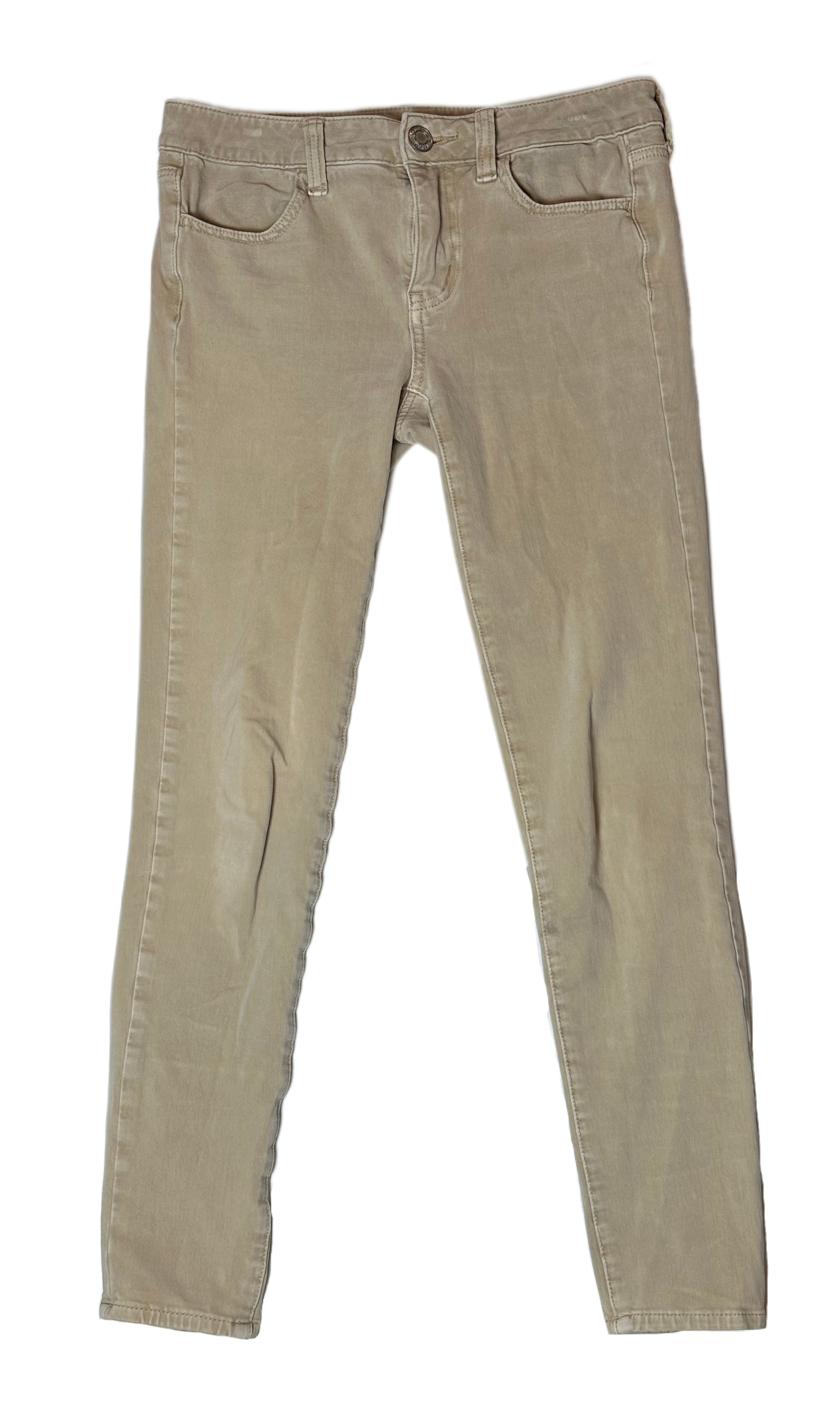 American Eagle Introducing American Eagle Tan Jeggings - the ultimate elevated basic! With a classic tan shade and classic jean pocket flair, these jeggings are made for slaying.PantsAmerican Eagle Tan Jeggings American Eagle Tan Jeggings