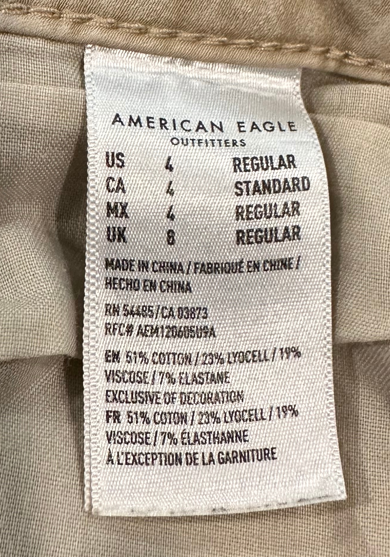 American Eagle Introducing American Eagle Tan Jeggings - the ultimate elevated basic! With a classic tan shade and classic jean pocket flair, these jeggings are made for slaying.PantsAmerican Eagle Tan JeggingsAmerican Eagle Tan Jeggings