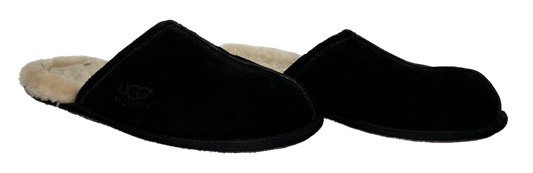 Ugg Black Scuff Mule Slippers Mens size 12