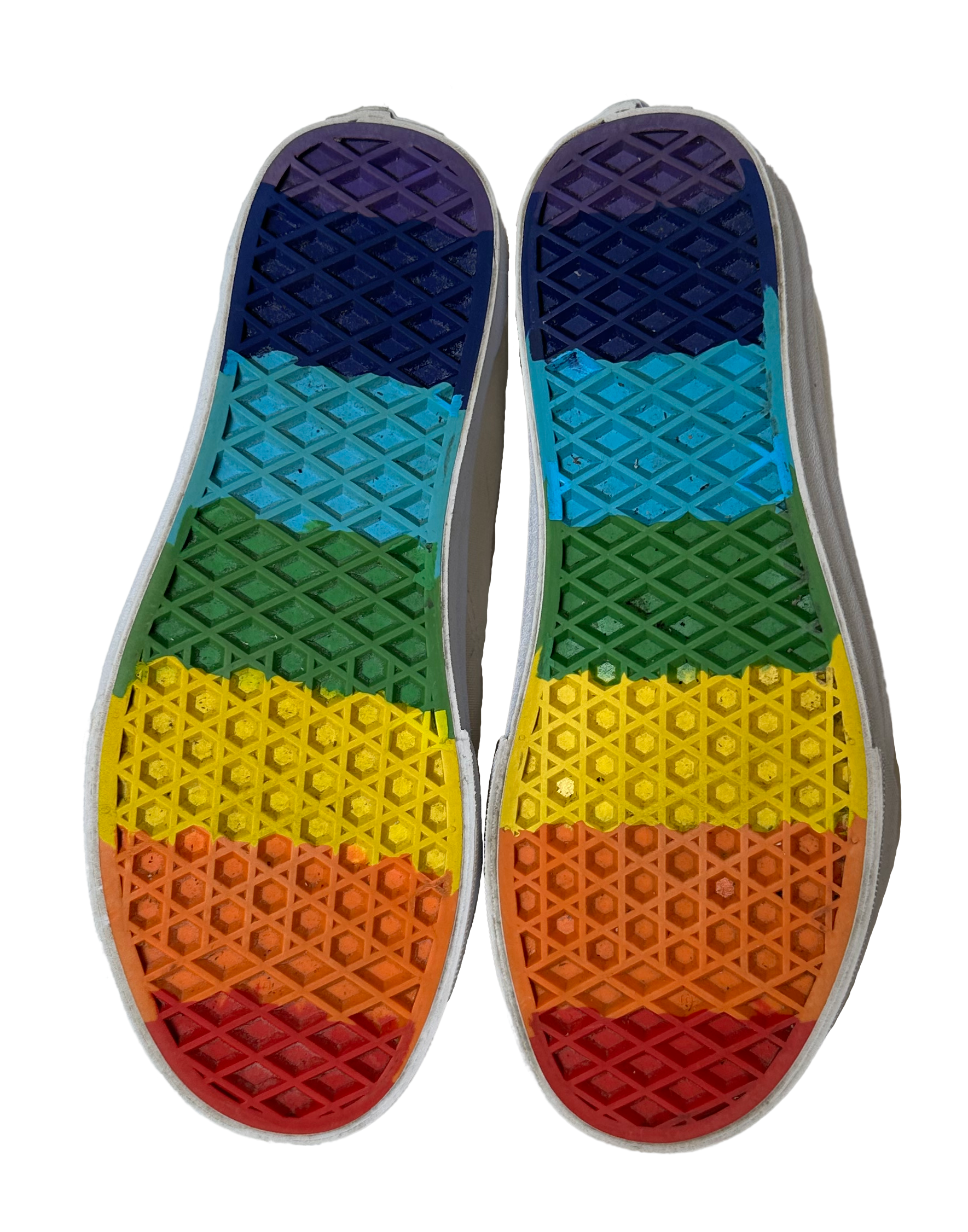 Vans Limited Edition Old Skool Rainbow Skate Sneaker Shoes Size 6 Get ready to skate with the Vans Limited Edition Old Skool Rainbow Skate Sneakers! These kicks feat