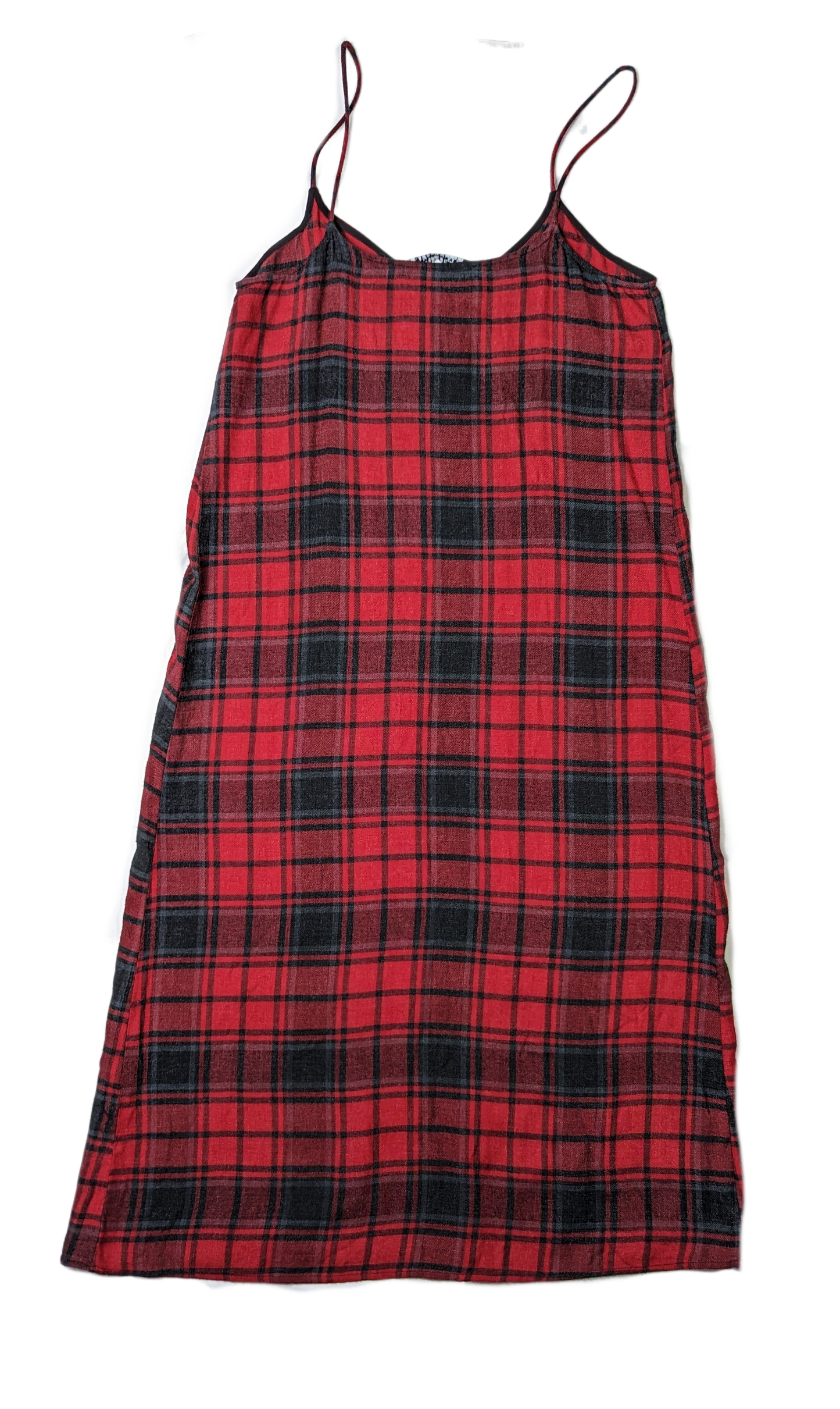 ZaraThis Zara Woman slip dress is a surefire statement piece! Its red and black plaid pattern amps up the style factor, while it's spaghetti straps make it a comfortableDressesZara Red Plaid Slip DressZara Red Plaid Slip Dress