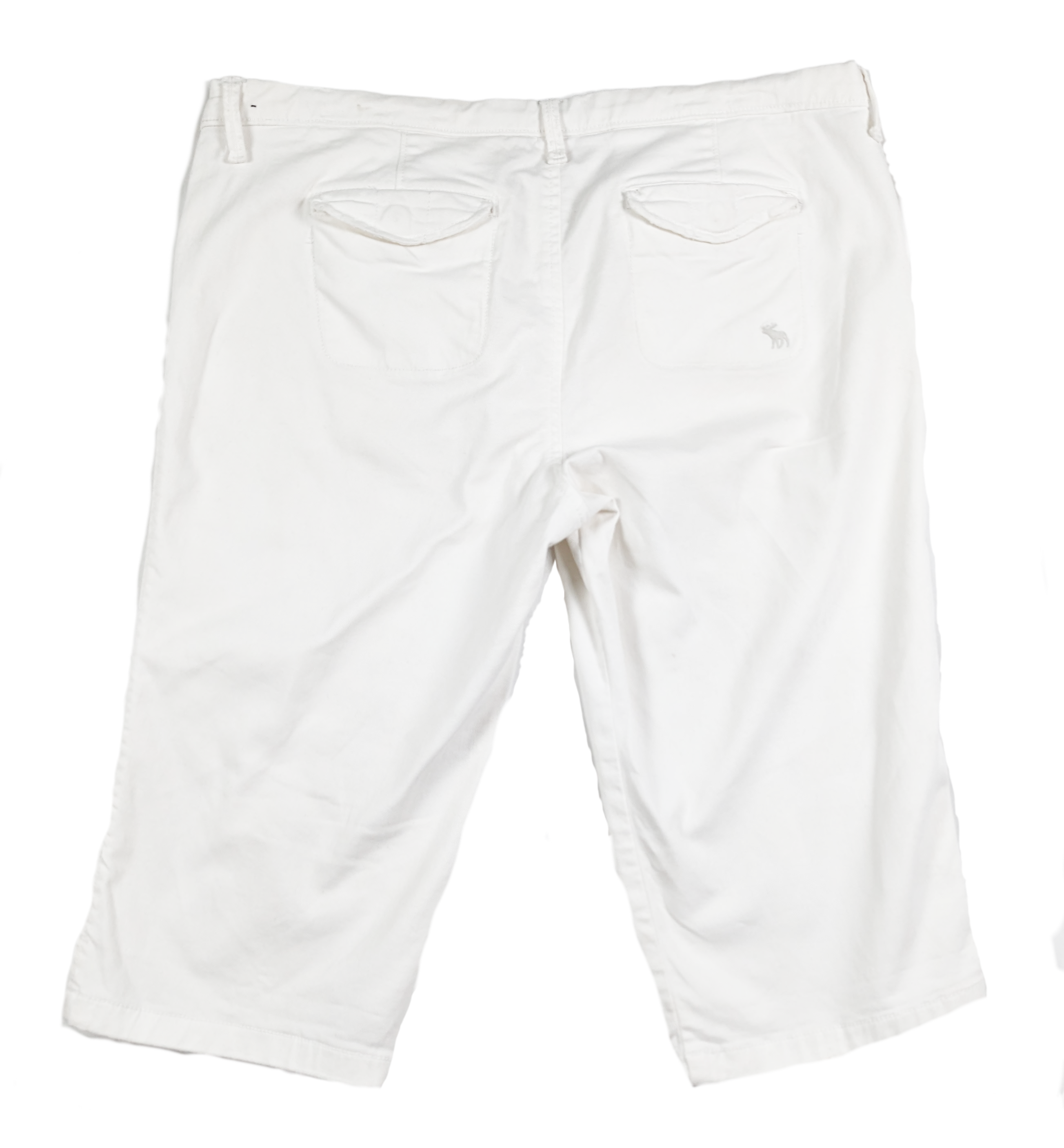 Abercrombie & FitchPerfect for Spring or Summer, you will get a lot of wear out of these.  Pair them with a cute tank top, or wear with your bathing suit and a cover up!  There are so ShortsAbercrombie & Fitch Off-white caprisAbercrombie & Fitch