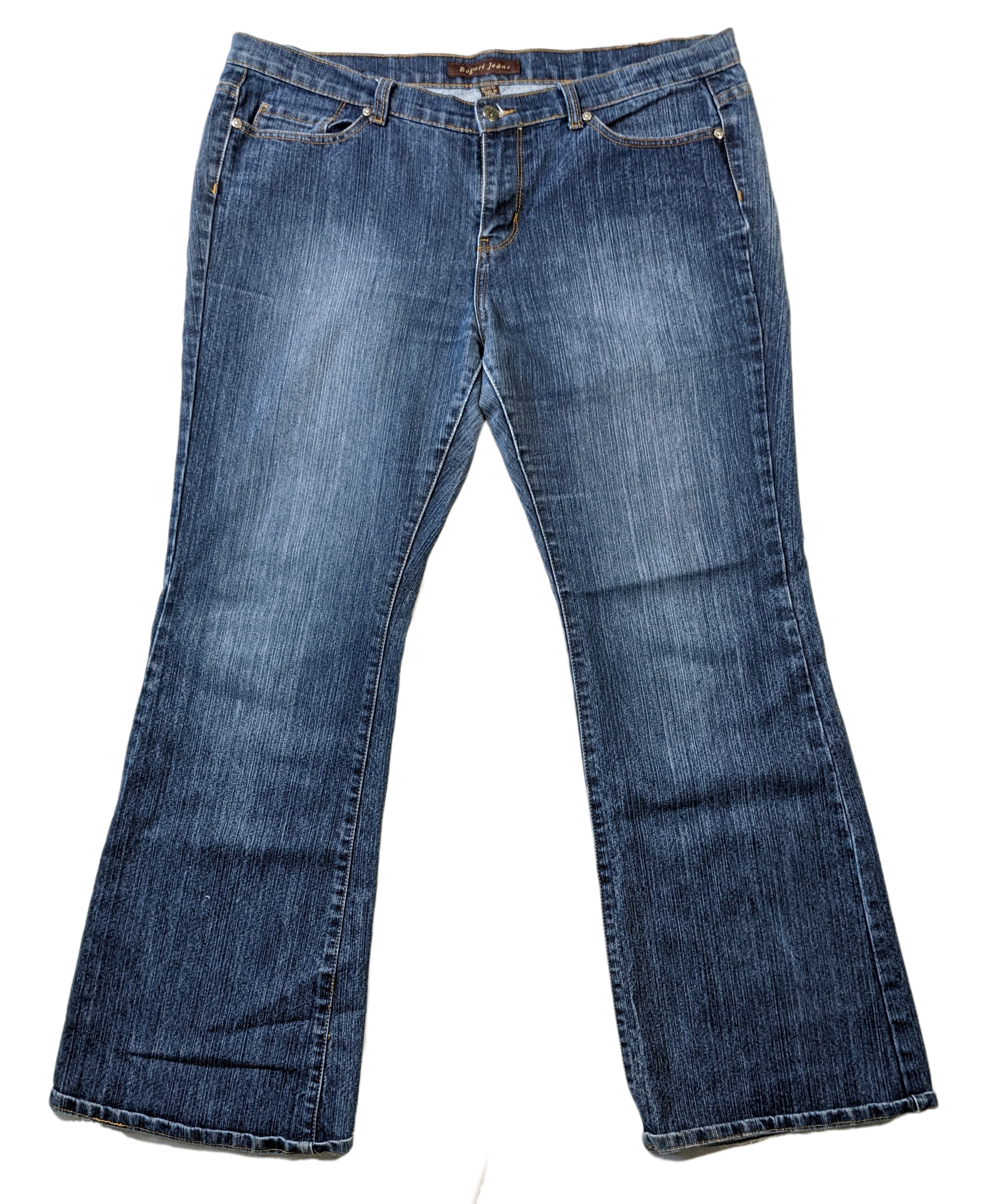 Bogari JeansMedium wash with unique stitching in the back.Denim JeansBogari JeansBogari Jeans